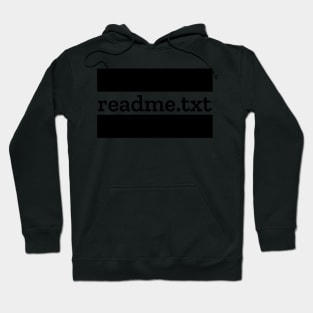 readme.txt in between the lines Hoodie